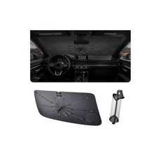 LUWU 2025 2026 Equinox 앞유리 햇빛 가리개 우산 접이식 UV 블록 전면 창문 가리개 2019-2026 및 블레이저 액세서리에 적합 단열 자동차 [드로스트링, CRV 2023 2024 2025 2026
