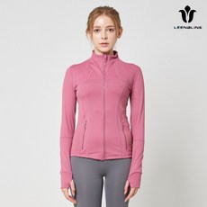 리나컴퍼니 여성용 요가복 슬림핏 집업 롱슬리브 CJK06