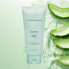브링그린 알로에젤 끈적이지 않는 알로에 97% 고함량 수딩젤 300ml