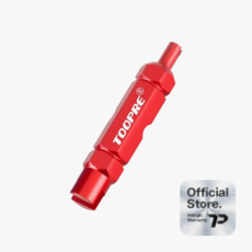 투프리 프레스타 슈레더 멀티 밸브 코어 툴 분리 설치 3in1 정비 공구 Toopre, 레드