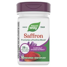 네이쳐스웨이 사프론 28mg 비건 캡슐, 1개