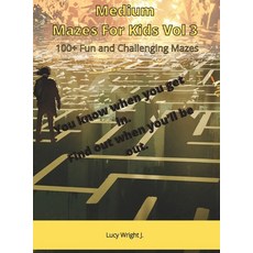 Medium Mazes For Kids Vol 3: 100+ Fun and Challenging Mazes Hardcover, Smart Draw Europe, English, 9781801763462
