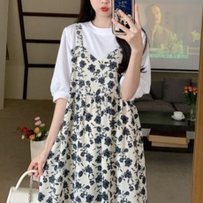 임부복 여름 코디 원피스 만삭 긴팔 투피스 빅사이즈 봄 하객룩 롱 반팔 상의 세트 스커트 캐주얼 바지 니트