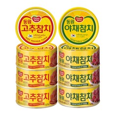 동원 고추참치 150g 4P + 야채참치 150g 4P, 1세트, 1.2kg
