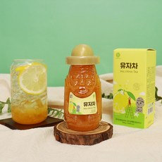 제주도 달콤한 유자차 유자청 300g 하르방 유자에이드, 1개, 1개입
