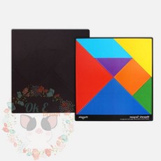 옥이드림 학생 자석 칠교 놀이 초등블럭 수학블럭 블럭장난감