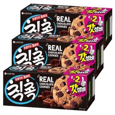롯데제과 칙촉 오리지널 8p, 120g, 3개