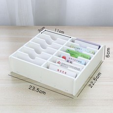 酒店前臺會員房卡收納盒 桌面辦公銀行卡名片整理盒, 名片盒005 12格 不鏽鋼螺絲加固