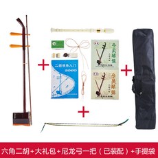 아쟁 현악기 해금 취미용 전통 나일론 활 악기 원통형 입문용, 1개