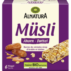 알나투라 Alnatura 뮤즐리 바 메이플 시럽 대추야자, 1개, 150g