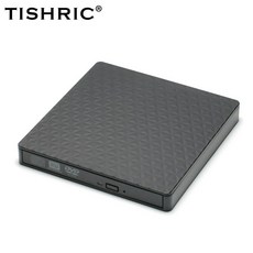 TISHRIC 타입 C/USB 3.0 외장 DVD 드라이브 CD 플레이어 PC DVD-RW ROM CD-RW 노트북 데스크탑, Usb3.0 Type c-1
