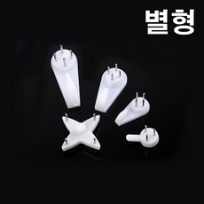 못 달린 후크 걸이 별형 5P, 1개, 상세페이지 참조
