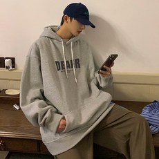 EUCC 男款寬鬆連帽長袖T恤