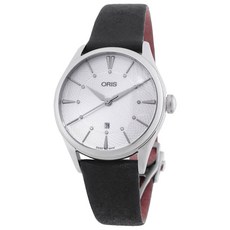 오리스 오토매틱 은색 다이얼 시계 01 561 7724 4051-07 5 17 34FC 927016
