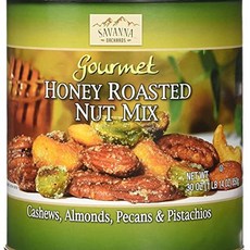 사바나 오차드 고메 허니 로스트 너트 믹스 - 캐슈 아몬드 Savanna Orchards Gourmet Honey Roasted Nut Mix - Cashews Almonds, 1개