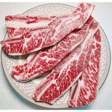 [행복미트] 미국산 초이스등급 LA갈비 1cm 절단 소고기 꽃갈비 찜용 구이용 2kg [당일발송], 1kg, 2개