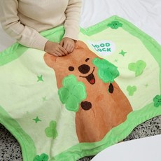 플러시 아기 커버 보온 담요 소파 무릎 덮개