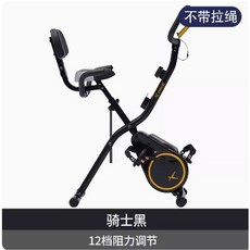좌식 실내자전거 실내용 헬스 자전거 스핀바이크 싸이클 가정용 접이식, 블랙