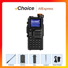 Baofeng 매장 K5 Plus 10와트 136-174/220-260/400-480MHz Type-C 2500mAh 배터리 999CH, 01, 03 K5PLUS