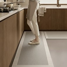 라이콘스 주방 발매트 규조토 주방매트, 모던스트라이프