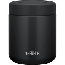 써모스 진공 단열 죽 스프 푸드 컨테이너 보온 보냉 용기 300ml/400ml/500ml, 블랙, 1개