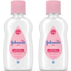 Johnsons 존슨즈 베이비 오일 신생아 보습 미국 직배송 89ml 2개