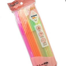 요술빨대 자바라 롱타입 스트로우 50개입 홈카페용품 사우나 찜질방 물