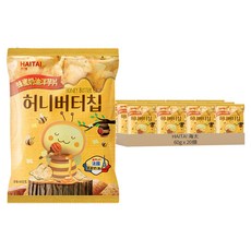 HAITAI 海太 蜂蜜奶油洋芋片, 60g, 20個