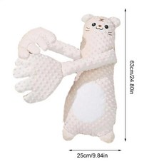 수면용 패터 깜짝 방지 수면 보조 동반자 자동 손바닥 두드리는 베개, 1. cream colored