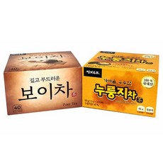 진한 가마솥 깊은맛 보이차 40티백 구수한 누룽지차, 누룽지차40티백