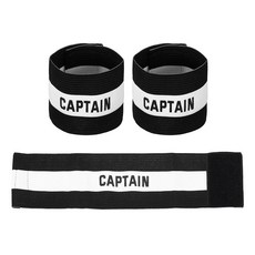 YELARXI Soccer CAP 모자tain ArmBAND & 밴드s ADJUSTAB 탭LE 어드저스터블 CAP 모자tain BAND & 밴드s Soccer ELASTIC, Black,White