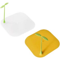 2 PCS 욕조 실리콘 바닥 배수 커버 데오드란트 매트 씰 플러그 샤워 싱크대 차단 스티커 헤어 캐처 욕실 화이트 및 옐로우