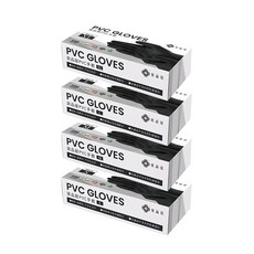 棠品居 PVC無粉手套, 黑/S-100隻入, 1套