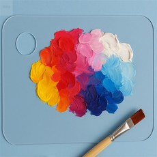 키템 투명 아크릴 팔레트 미술도구