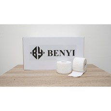 BENYI 白貼 敷膜 輕彈 重彈/最齊全貼布 運動貼布 預防性貼紮 運動傷害 運動繃帶, 1個, 輕彈 2吋 x 4.5公尺