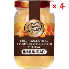 허니문 이뮤니티 허니 로얄 젤리 그린 프로폴리스 폴른, 4개, 180g