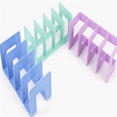 해소미 4칸 책꽂이 책상용책꽂이, 화이트그레이