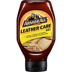 자동차 가죽 클리너 클리닝 청소 크리너 아머 올 컨디셔너 겔 차량 내부 트럭 오토바이용 18 플로리드 온스, Gel (1 Pack)
