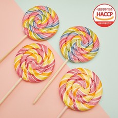 한울식품 스위트롤리팝, 레인보우, 1개, 50g