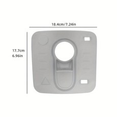 자동차 중앙 제어 기어 변속 보호 패드 미끄럼 방지 매트 먼지 커버 내부 액세서리용, 1. as photo