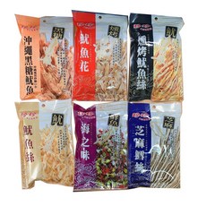 珍珍 魷魚絲系列, 1個, 芝麻雪絲-小