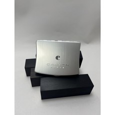 匠斗煙具 Carven 鋁合金菸盒 金屬菸盒 防壓菸盒 附鏡子, 1個, 銀色