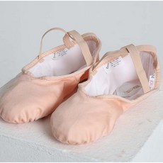 수입 산샤 성인 캔버스 발레슈즈, 225, 피치 (5)