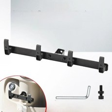 전면 장착형 전기 자동차 배달 후크 레스토랑급 자전거 랙 식사용 홀더 확장 브래킷, 1개, 2. 【업그레이드 롱타입 36cm 4구 후크】 두꺼운