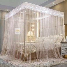 에이치앤엠샵 레이스 침대모기장 피치 150x200 모기장커튼