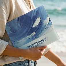 굿즈랩스튜디오 강화 유리 마우스패드 컬러 시리즈 10종, 1개, OCEAN BLUE