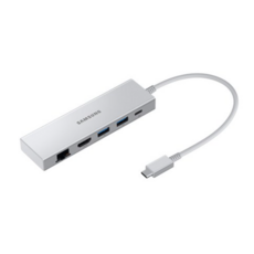 삼성전자 5in1 USB허브 C타입 멀티포트 2022 EE-P5400USEGKR, 1개, 실버_컬러