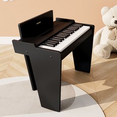 미니 전자피아노 어린이선물 작은피아노, 블랙, 1개