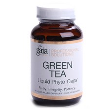 gaia HERBS 綠茶液田植物膠囊, 60顆, 1罐
