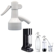 Sodafall fizz saver 소다 병 디스펜서 Sodastream 병 및 기타 소다 메이커 브랜드와 호환 가능 (화이트), 1)화이트